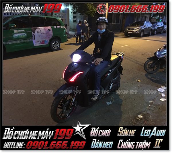 Xem ảnh Xe Honda Sh VN 125i 2014 độ đầu đèn giống Sh italy 150i 2011 496473