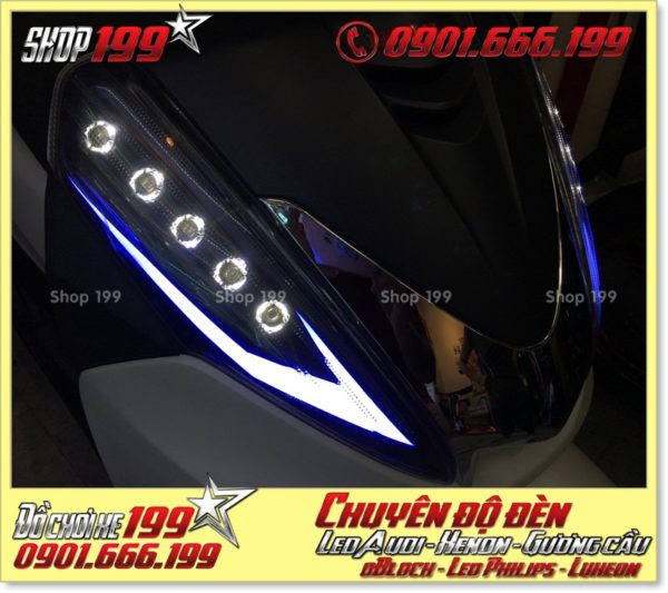 Hình ảnh chế đèn led audi cho xe máy SH 300i 2008 2016 2016 đẹp mắt cao cấp ở TPHCM Quận 3 2005-2015